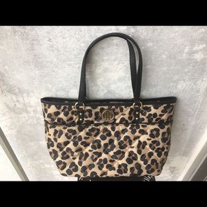 Leopard Print w/Blk Handle Gld Logo🌴.
